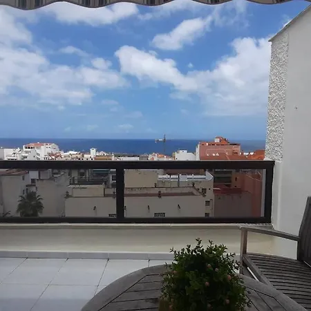 Central Studio With Sea View Balcony! 아파트 푸에르토 드 라 크루즈